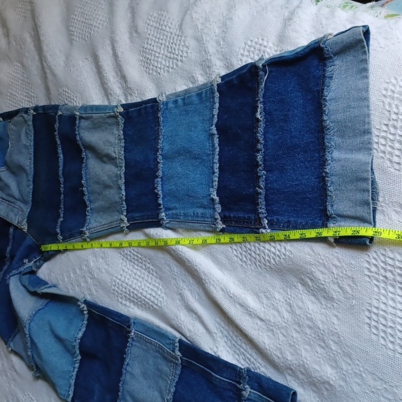 Y2k Zana Di Patch Flare Jeans Size 8 - Picture 8 of 12
